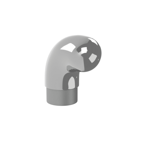 50.8mm Round, Handrail Ends, 90 Degree