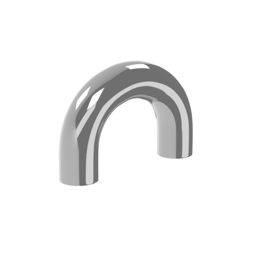 38.1mm Round, 180 Degree Bends, Standard Length