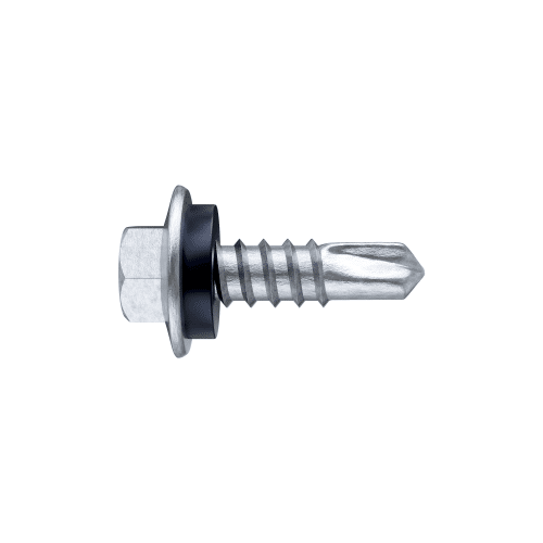 Hex Head - Metal Drilling Screws - With Seal Washer - Class4 Coating