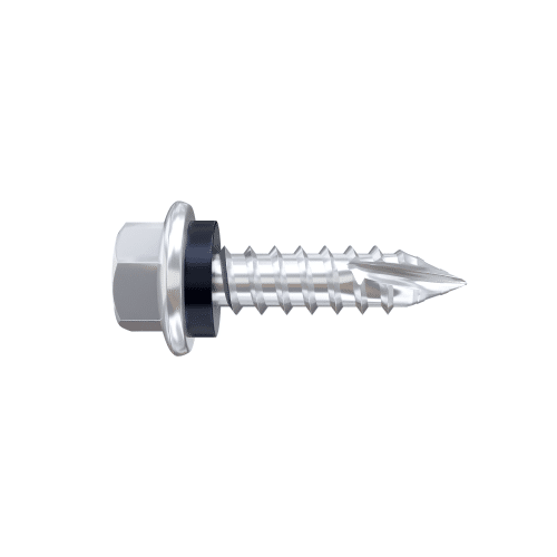 Hex Head - Type 17 Point Screws - Stainless Grade 316 - With Seal Washer
